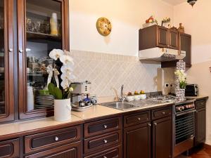 A kitchen or kitchenette at IL Rustico di Giò