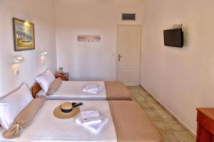 A television and/or entertainment centre at Aspri Petra Apartments