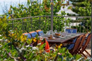 A garden outside Ammoudara Bay Villa