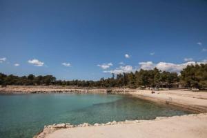 a beach with a large body of water w obiekcie Villa S w mieście Vir