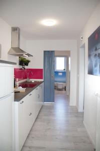 Kuchyň nebo kuchyňský kout v ubytování Friesenstraße 13