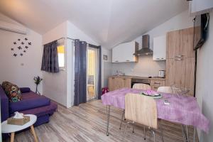 Kuchyň nebo kuchyňský kout v ubytování Apartment Josipa