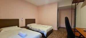 Postel nebo postele na pokoji v ubytování Misto Hotel