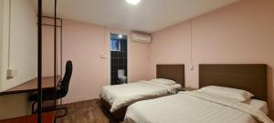 Postel nebo postele na pokoji v ubytování Misto Hotel