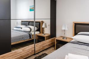 Krevet ili kreveti u jedinici u okviru objekta Aurora - ZF Hvar