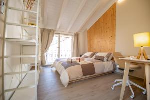 Postel nebo postele na pokoji v ubytování B&B Le Casette Chieti