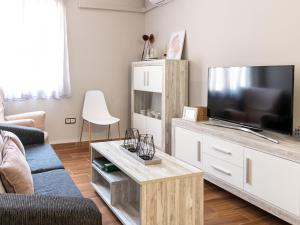 A television and/or entertainment centre at La Casa de Estrella