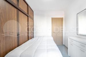 Postel nebo postele na pokoji v ubytování Espectacular Apartamento en Benalmadena Costa, frente al mar