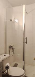 Koupelna v ubytování Hostal Romero