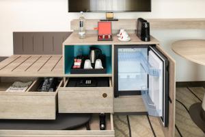 A cozinha ou cozinha compacta de Hyatt Place Frankfurt Airport