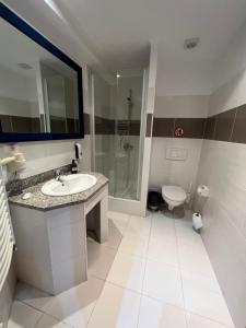 Phòng tắm tại Hotel Doi Taurasi