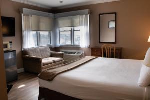 Voodi või voodid majutusasutuse Inn on the Hudson toas
