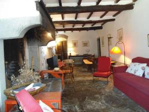 Posedenie v ubytovaní Antica casa colonica in pietra in Toscana