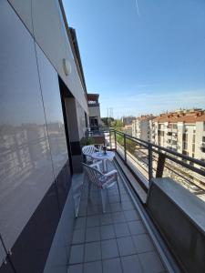 Balkon lub taras w obiekcie Iva apartman