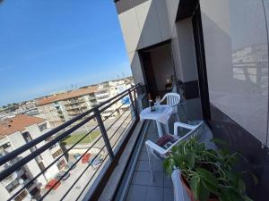 Balkon lub taras w obiekcie Iva apartman