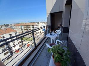 Balkon lub taras w obiekcie Iva apartman