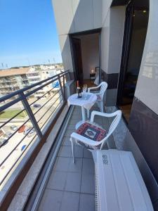 Balkon lub taras w obiekcie Iva apartman