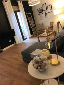 A seating area at Nuevo Apartamento en Playa de las Canteras