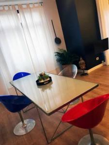 A seating area at Nuevo Apartamento en Playa de las Canteras