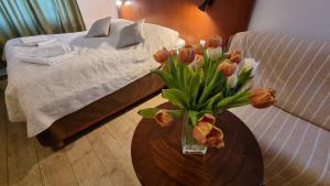 Voodi või voodid majutusasutuse Restaurant & rooms Visovac - best value toas