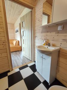 Domki Śnieżka tesisinde bir banyo