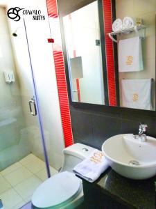 Kylpyhuone majoituspaikassa Otavalo Suites
