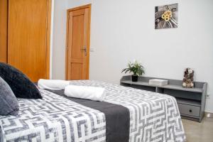 Posteľ alebo postele v izbe v ubytovaní Los Perales,Tacoronte