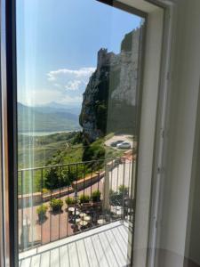 a view from a window of a mountain at IL DUCA HOUSE e HOLIDAY PRESTIGE in Caccamo