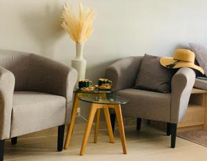 Posedenie v ubytovaní Apartament- Blisko Morza- w Trzech Koronach z prv miejscem parkingowym w cenie!