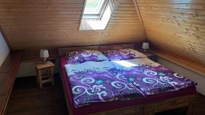 Postel nebo postele na pokoji v ubytování Penzion u Pilaře