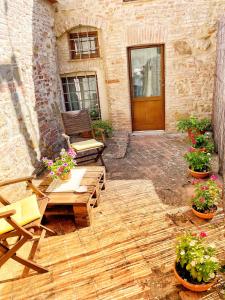 Balkón nebo terasa v ubytování Bed & Breakfast Montepulciano