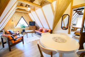 Posezení v ubytování Apartament "CISÓWKA"