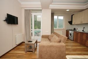 Køkken eller tekøkken på Borjomi-Likani Premium Apartments