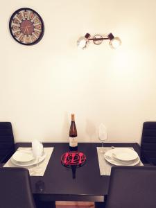 Área de jantar no apartamento