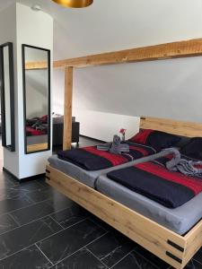 Postel nebo postele na pokoji v ubytování Die Loft