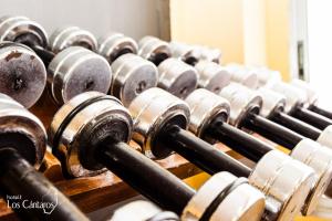 Fitness centrum a/nebo fitness zařízení v ubytování Los Cantaros