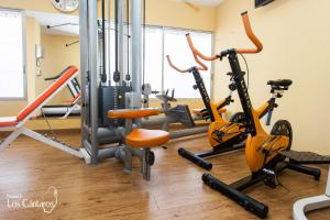 Fitness centrum a/nebo fitness zařízení v ubytování Los Cantaros