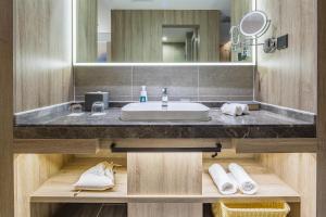 Ett badrum på Atour Hotel Weihai Stone Island