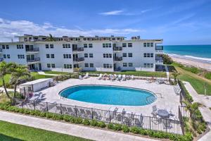 The swimming pool at or close to Oceanfront Vero Beach Condo with Balcony Views!