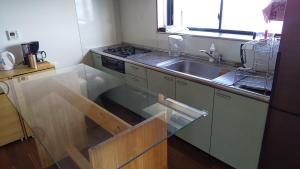Kuchyň nebo kuchyňský kout v ubytování taiza house + 37 fotografií