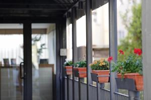 Aed väljaspool majutusasutust BeYou Hotel Ponte Milvio