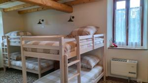 Postel nebo postele na pokoji v ubytování LA CA' DEI COMARI - Locanda da Tullio