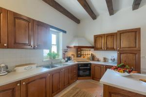 Kuchyň nebo kuchyňský kout v ubytování Villa Barbarella