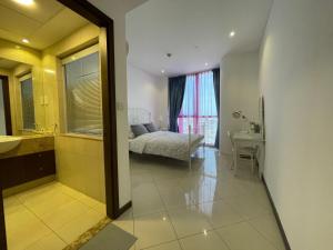 Postel nebo postele na pokoji v ubytování Luxurious one BedRoom - Jasmine