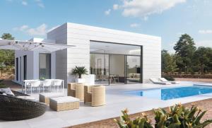 wykonanie willi z basenem w obiekcie Deluxe VILLA LAVANDA Las Colinas DEHESA DE CAMPOAMOR with HEATED POOL w mieście Campoamor