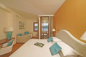 Letto o letti in una camera di Hotel Vigna