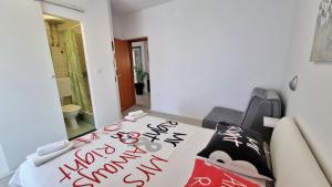 Posteľ alebo postele v izbe v ubytovaní Apartment Milana