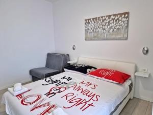 Posteľ alebo postele v izbe v ubytovaní Apartment Milana