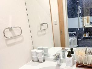Vannituba majutusasutuses HOTEL LiVEMAX Kyoto Nijojonishi