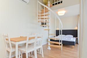 Et opholdsområde på Liepų apartamentai